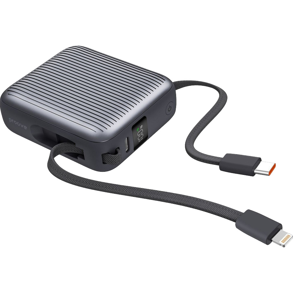 Повербанк PROOVE Moon Rock 22.5W 10000mAh Gray