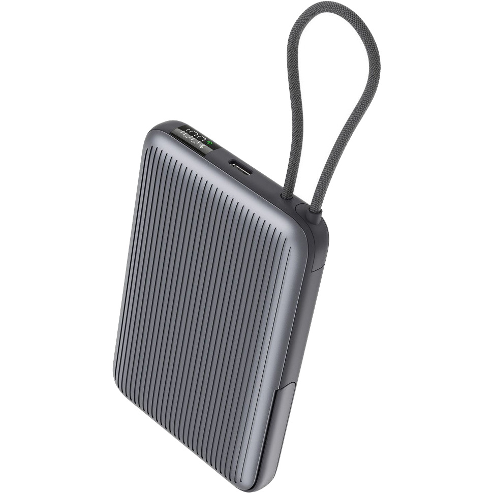 Повербанк з бездротовою зарядкою PROOVE Moon Rock 2 in 1 22.5W 10000mAh Gray