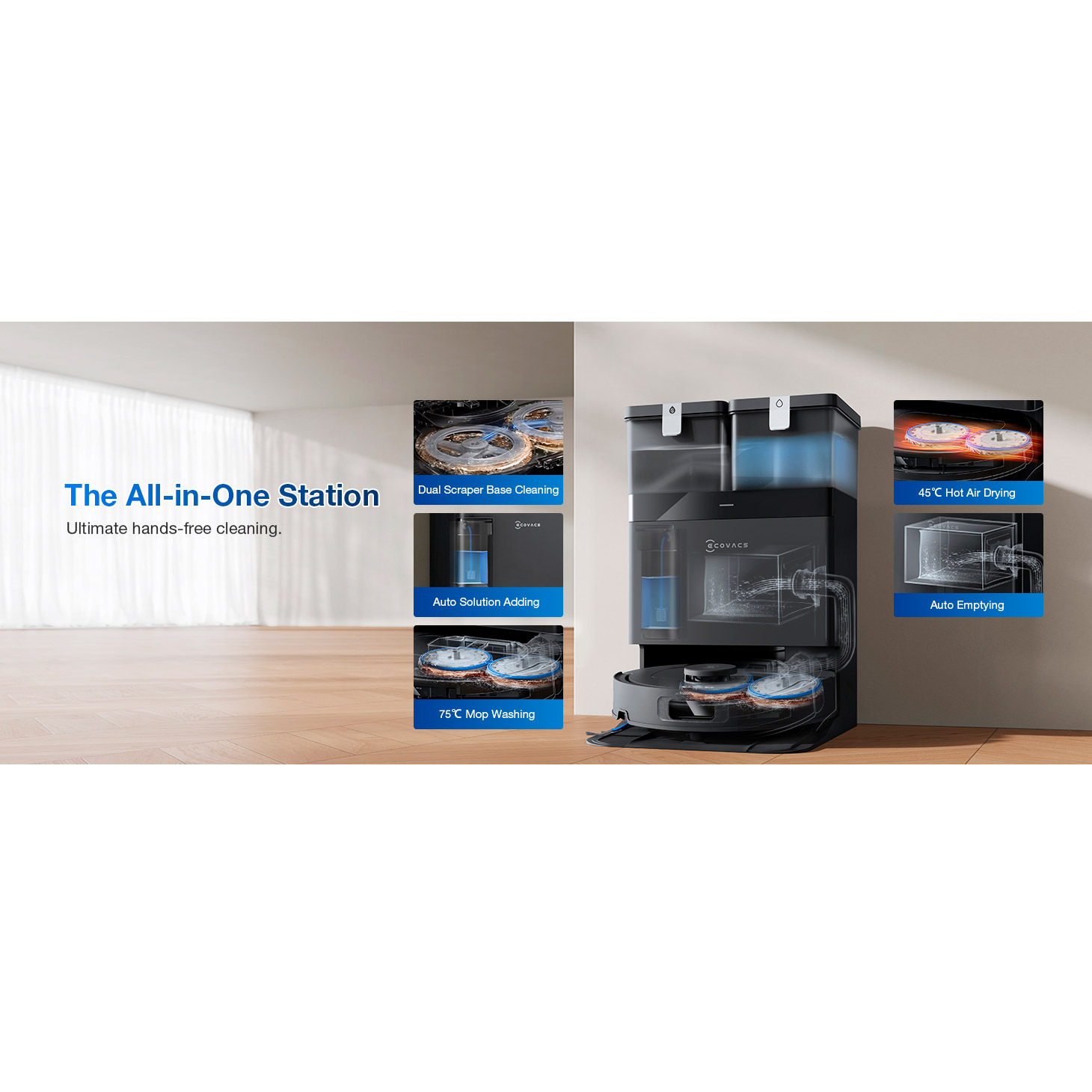 Робот-пилосос ECOVACS Deebot T30C White (DLX71 WHITE)