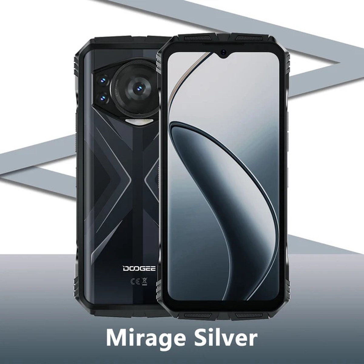 Смартфон DOOGEE S118 12/512GB Mirage Silver (6923740243442)