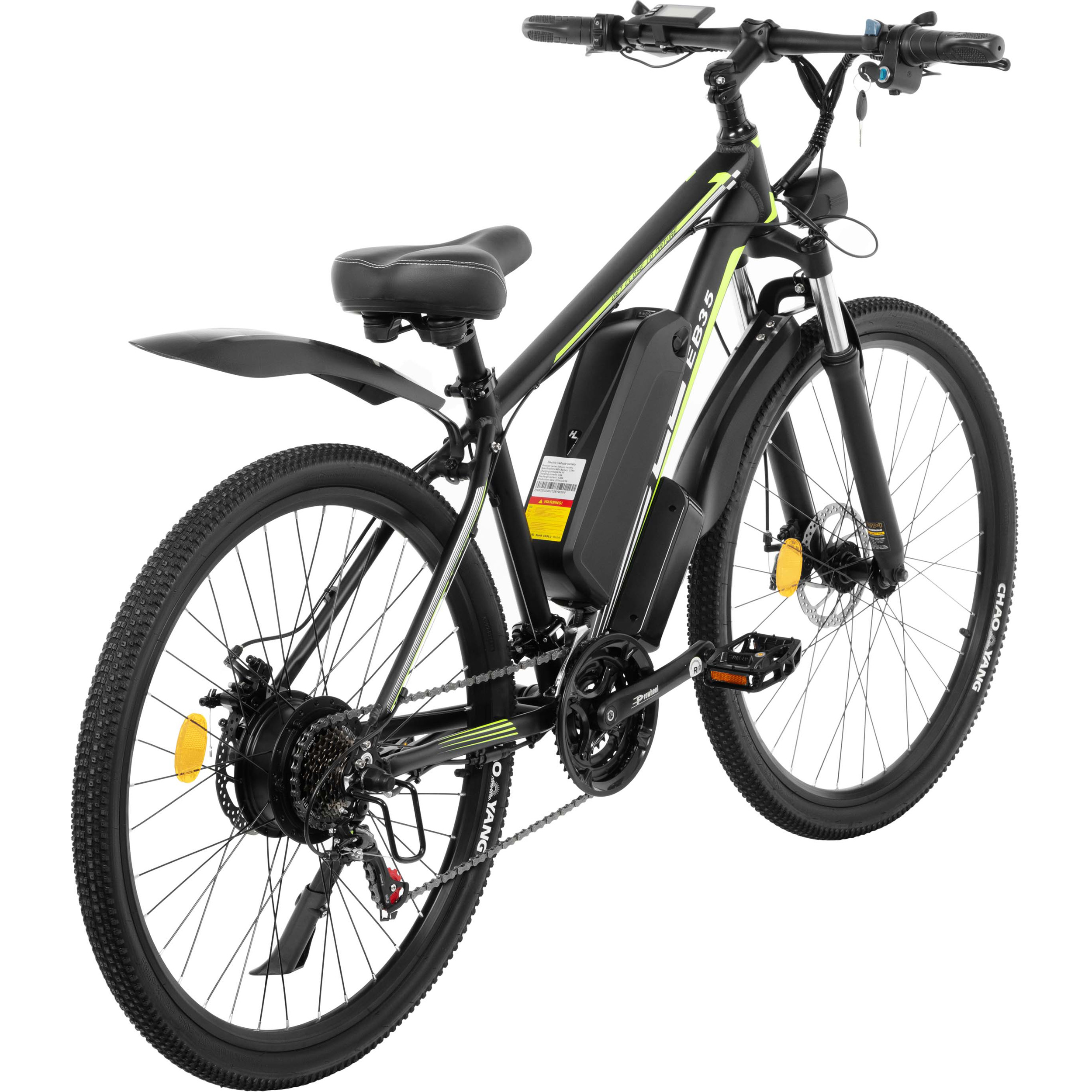 Электровелосипед 2E EB35 27.5" Black/Green (500W)