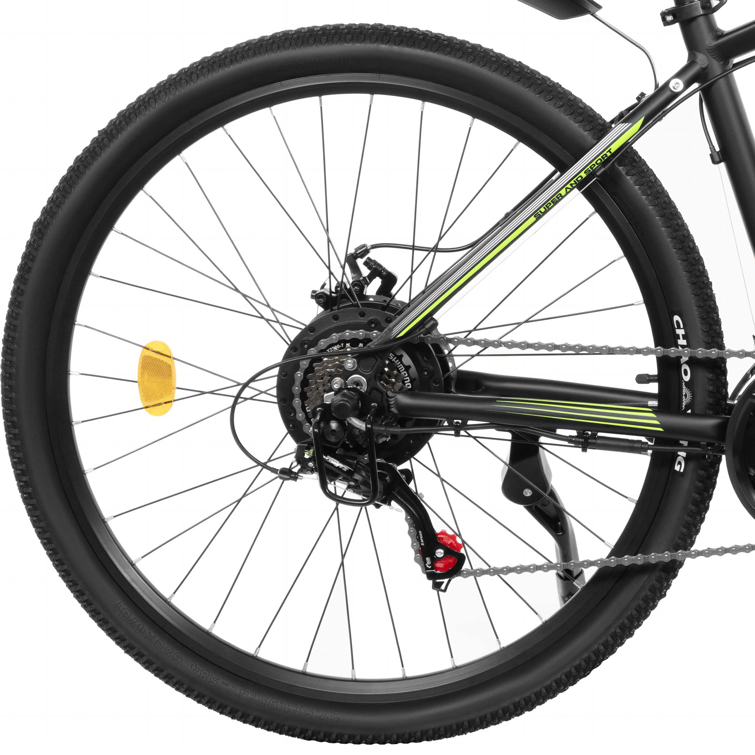 Электровелосипед 2E EB35 27.5" Black/Green (500W)