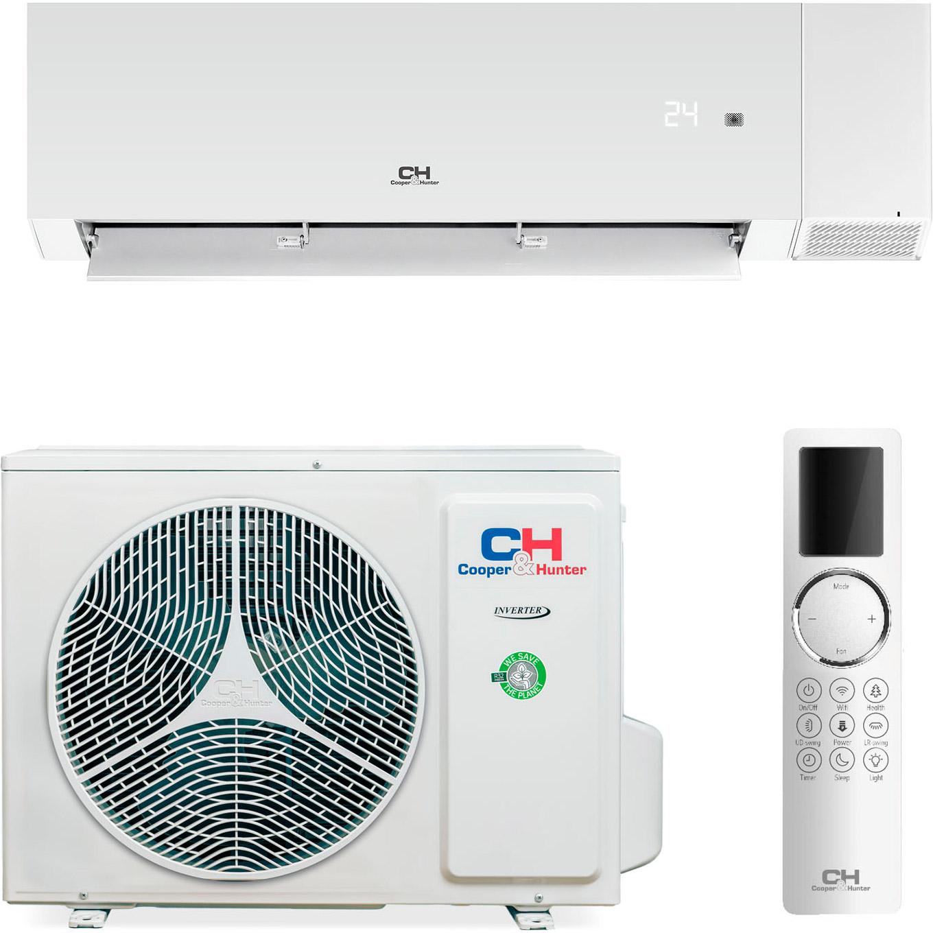 Кондиционер COOPER&HUNTER Nature CH-S12FTXAN-WP Wi-Fi