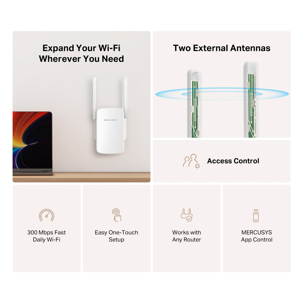 Wi-Fi репитер MERCUSYS ME12