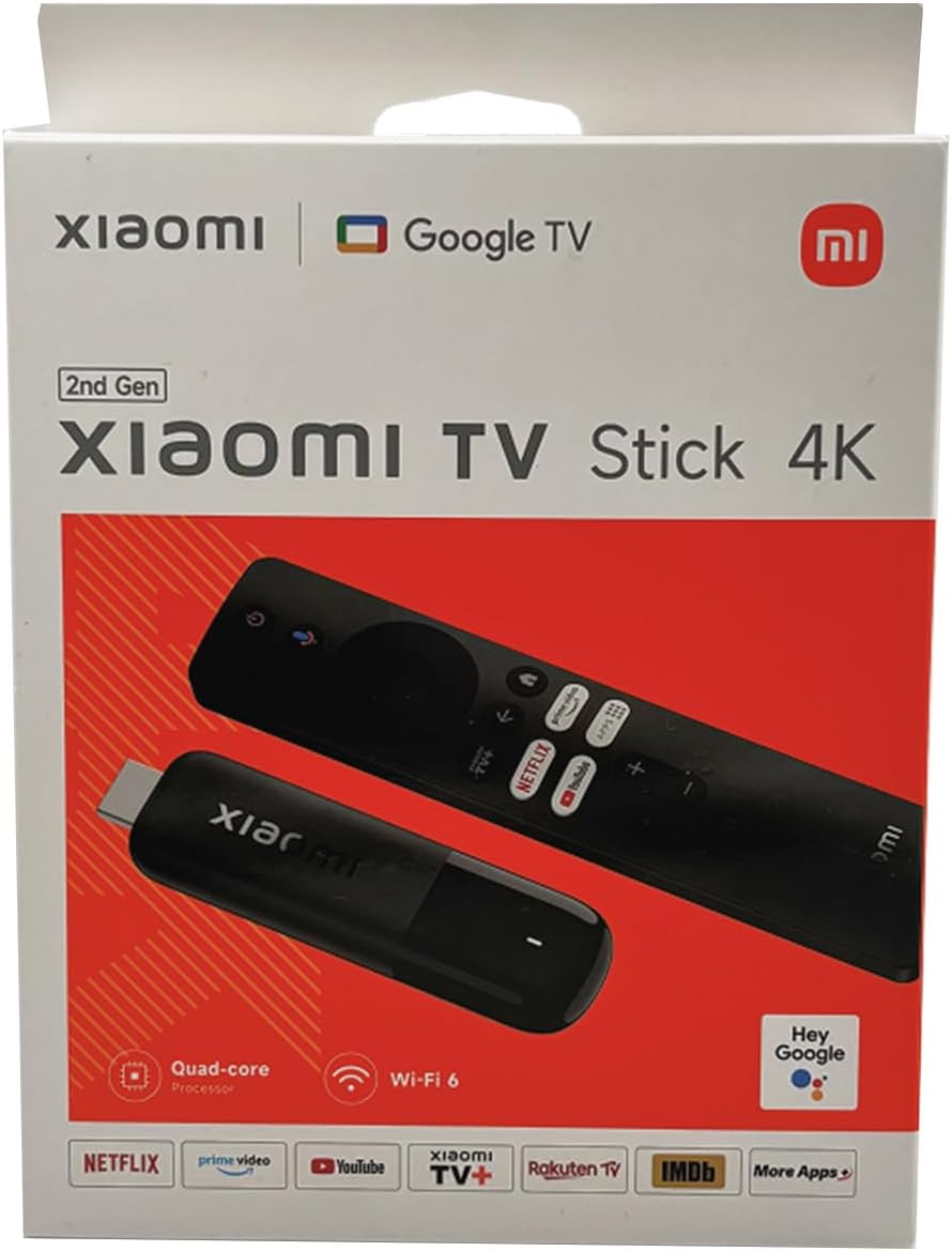 Медіаплеєр XIAOMI TV Stick 4K 2nd Gen (PFJ4197EU)
