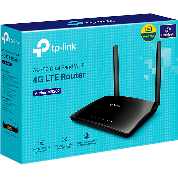 Wi-Fi роутер TP-LINK Archer MR202