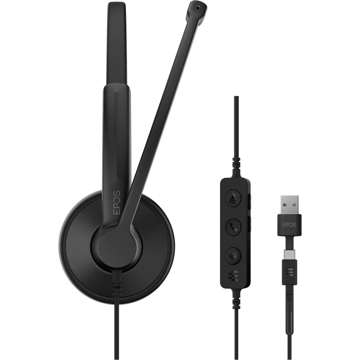 Гарнитура EPOS Impact 100 MS Stereo USB-C+A (1001421)