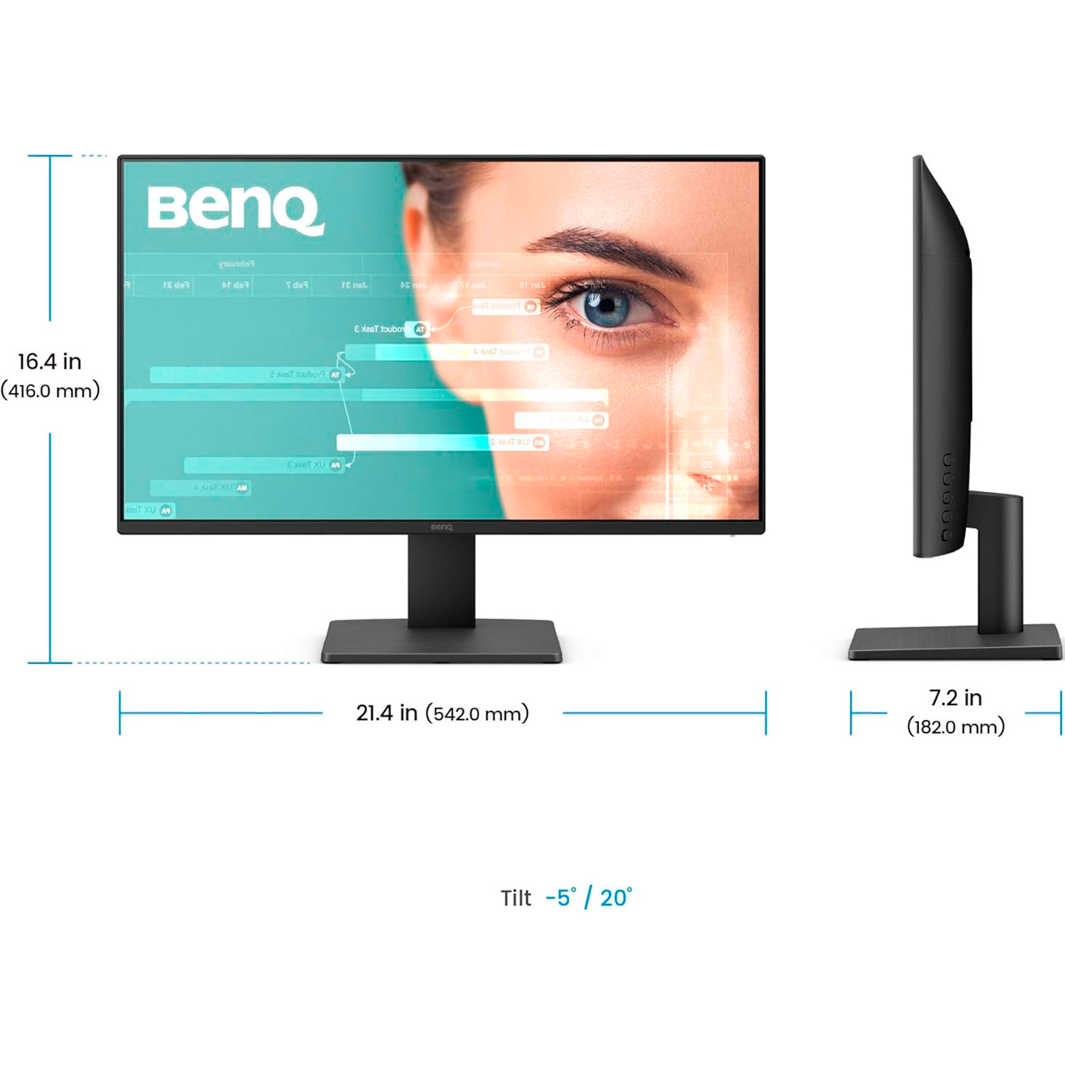 Монитор 23.8" BENQ GW2491E (9H.LNHLJ.LBE)