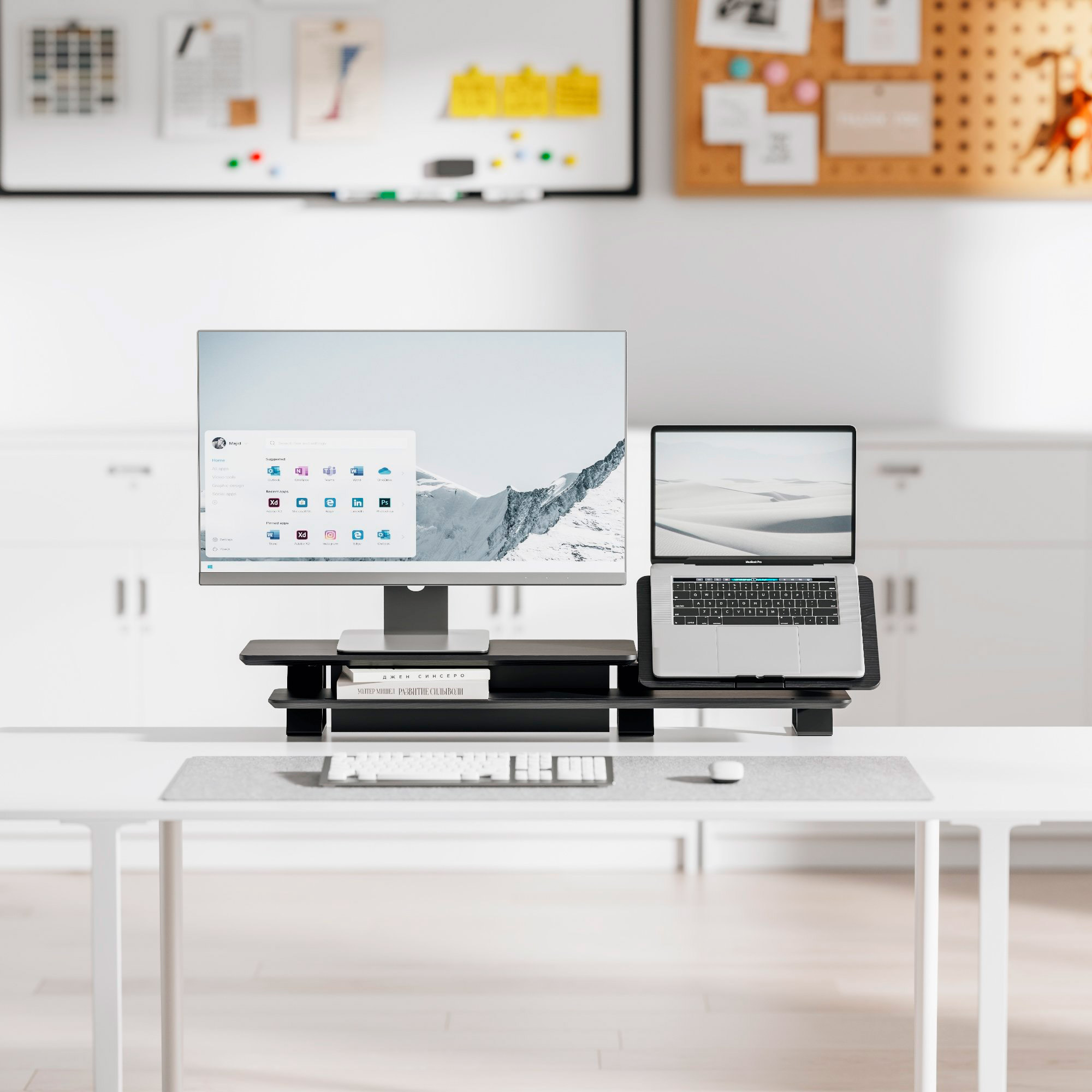 Подставка настольная для ТВ/монитора OFFICEPRO MR260B Black