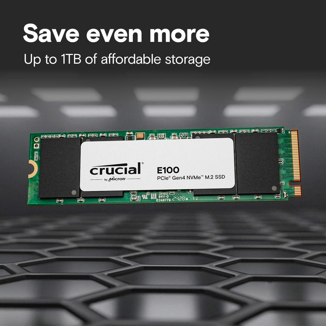 SSD диск CRUCIAL E100 2TB M.2 NVMe (CT2000E100SSD8)