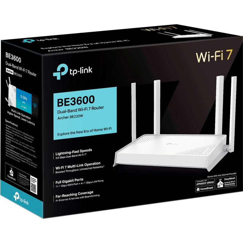 Wi-Fi роутер TP-LINK Archer BE220W