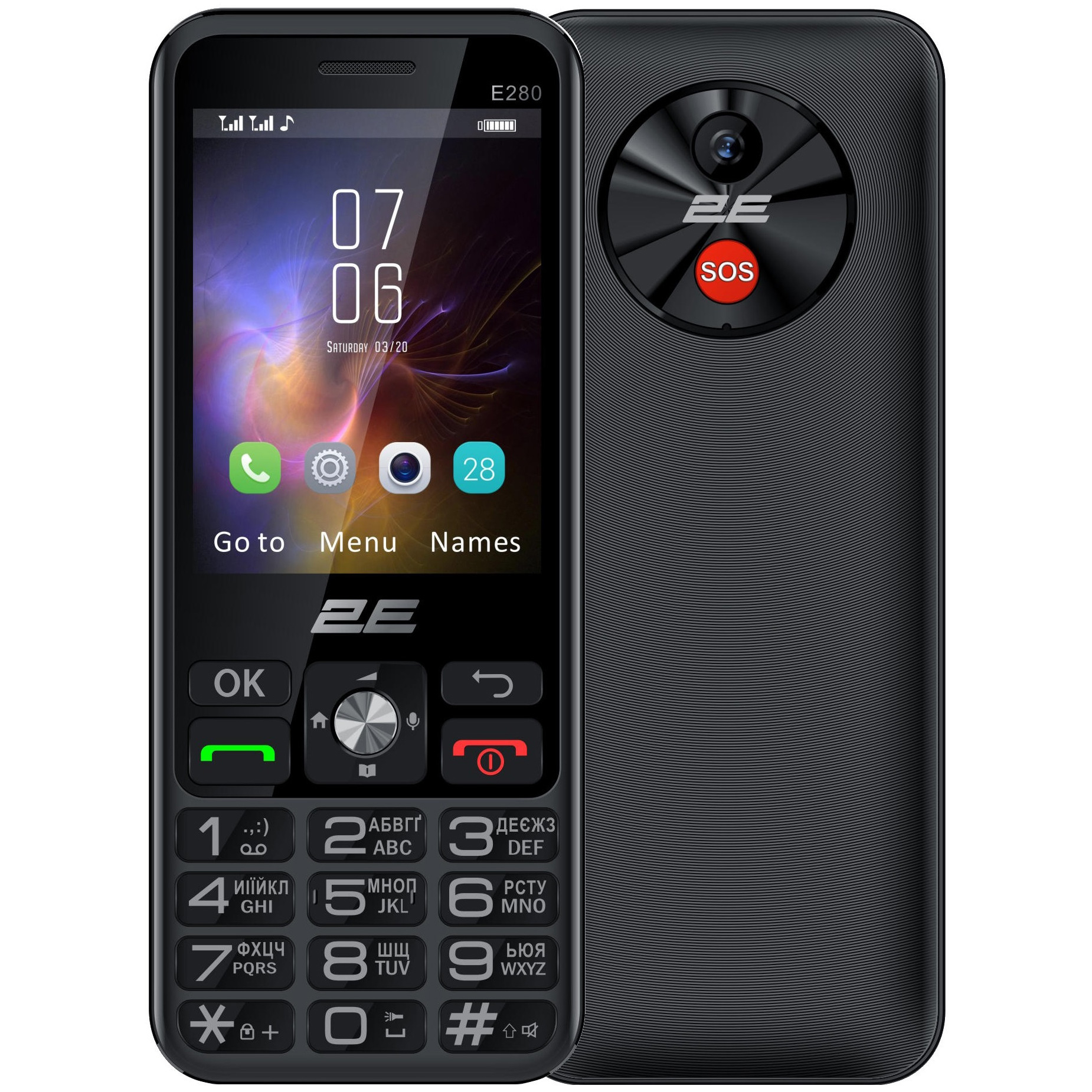 Мобильный телефон 2E E280 2025 Black