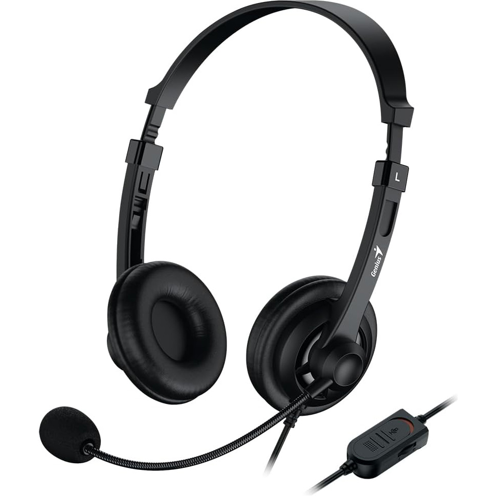 Наушники GENIUS HS-230U USB-A Black (31710021401)