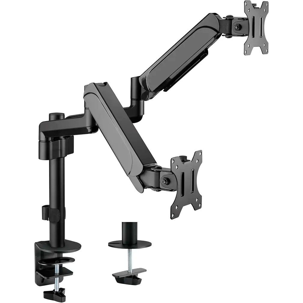 Крепление настольное для 2-х мониторов OFFICEPRO MA722B 17"-32" Black