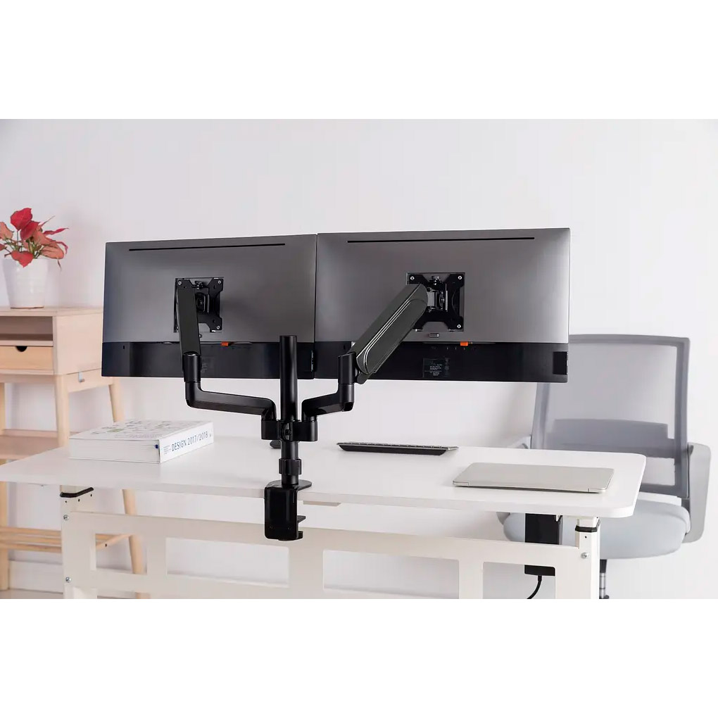 Крепление настольное для 2-х мониторов OFFICEPRO MA722B 17"-32" Black