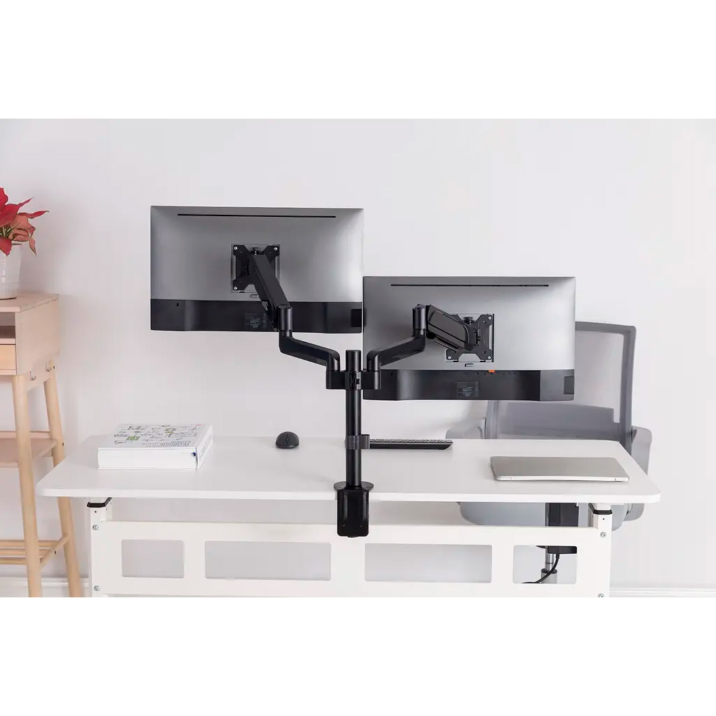 Крепление настольное для 2-х мониторов OFFICEPRO MA722B 17"-32" Black