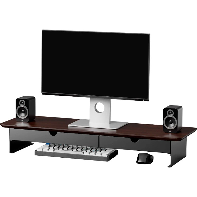 Подставка настольная для ТВ/монитора OFFICEPRO MR145DW Dark Wood/Black