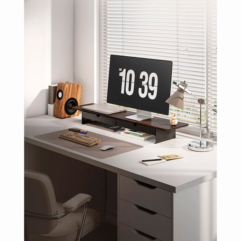 Подставка настольная для ТВ/монитора OFFICEPRO MR164DW Dark Wood/Black