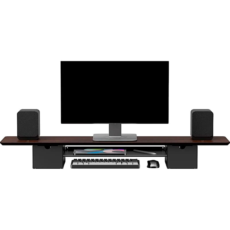 Подставка настольная для ТВ/монитора OFFICEPRO MR177DW Dark Wood/Black