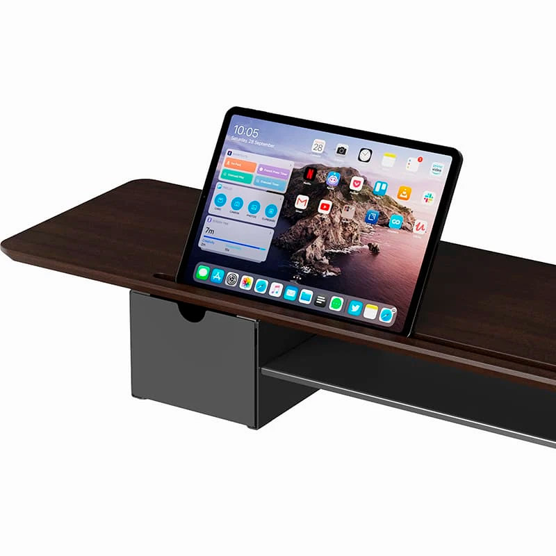 Подставка настольная для ТВ/монитора OFFICEPRO MR177DW Dark Wood/Black