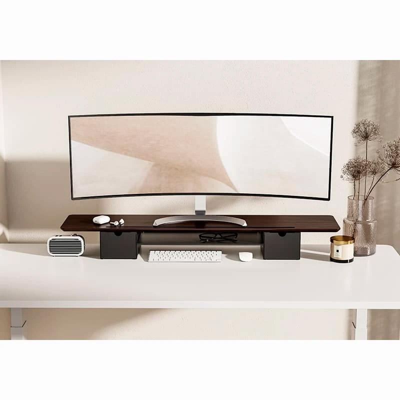Подставка настольная для ТВ/монитора OFFICEPRO MR177DW Dark Wood/Black