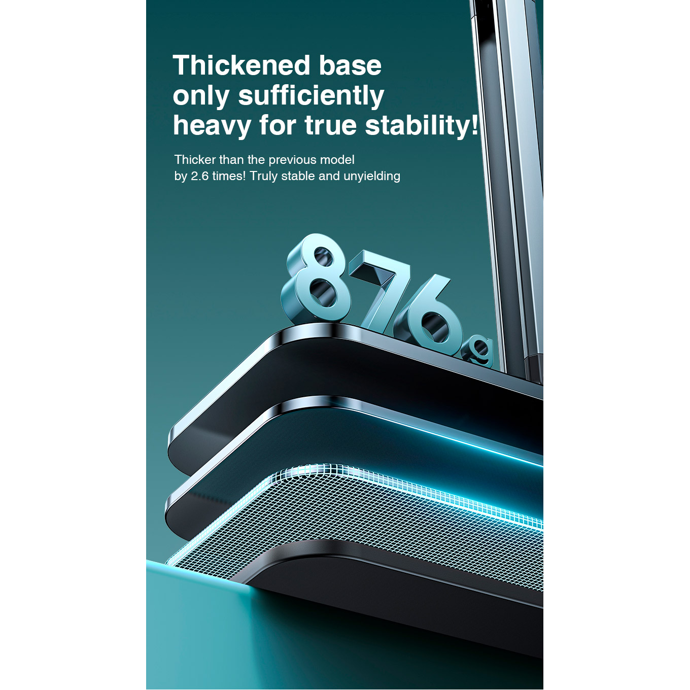 Тримач для смартфона/планшета RTAKO 911JD Multifunctional Cantilever Bracket Titanium Space Gray