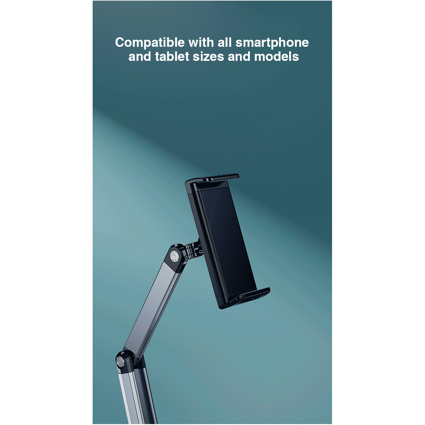 Тримач для смартфона/планшета RTAKO 911JD Multifunctional Cantilever Bracket Titanium Space Gray