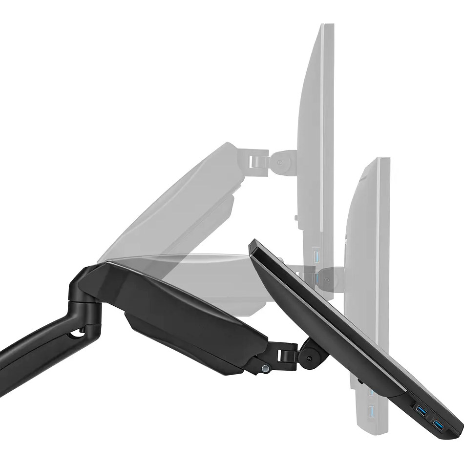 Кріплення настінне для 2-х моніторів OFFICEPRO MA312B 17"-32" Black