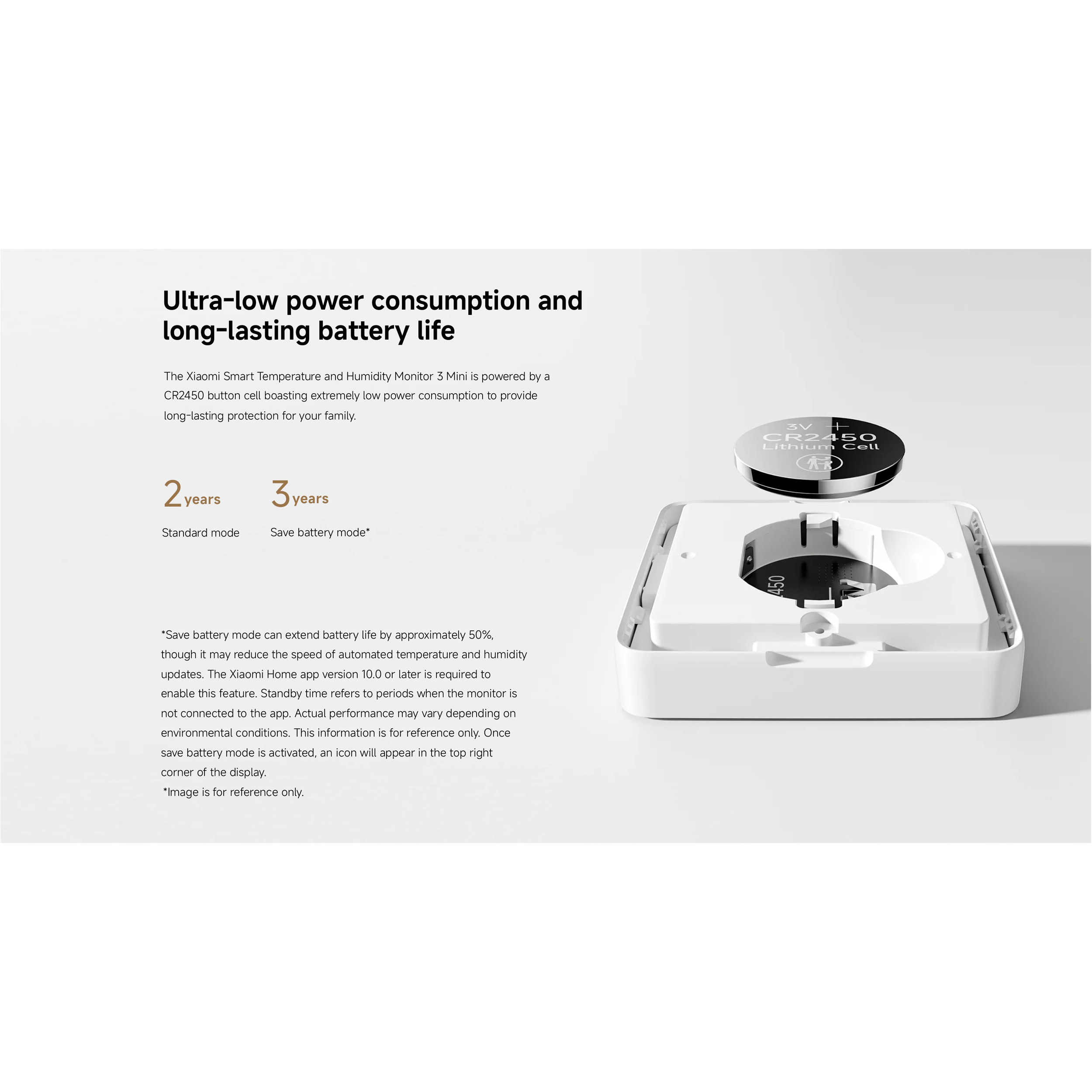Термогігрометр XIAOMI Smart Temperature and Humidity Monitor 3 Mini (QBH4312GL)