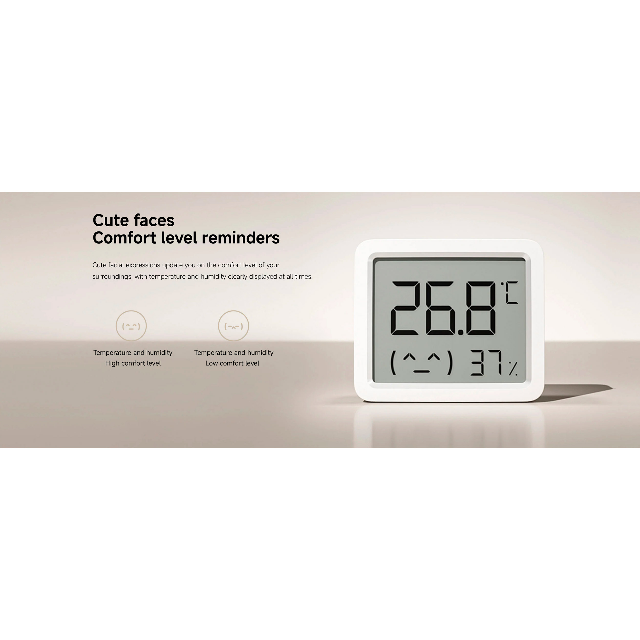 Термогігрометр XIAOMI Smart Temperature and Humidity Monitor 3 Mini (QBH4312GL)