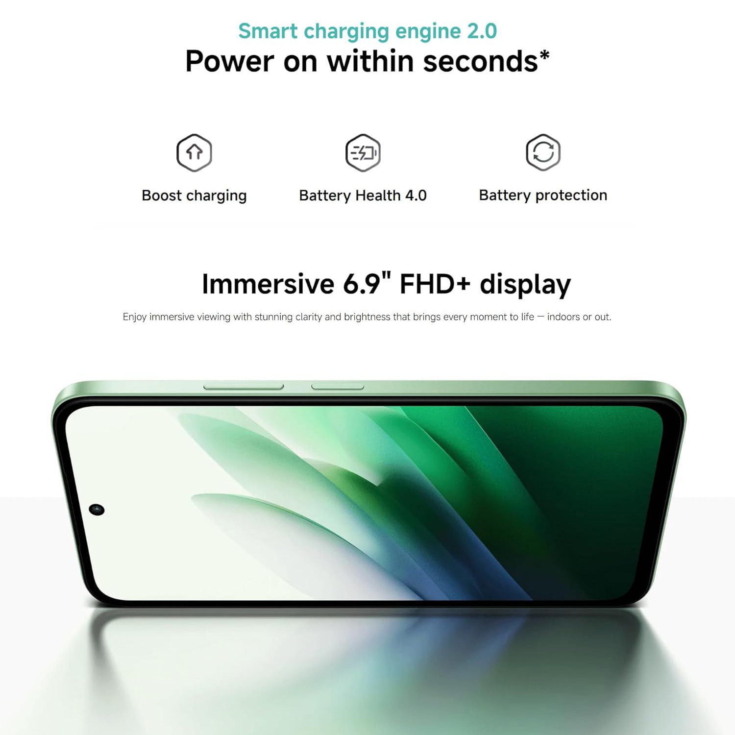 Смартфон REDMI 15 5G 8/256GB Ripple Green