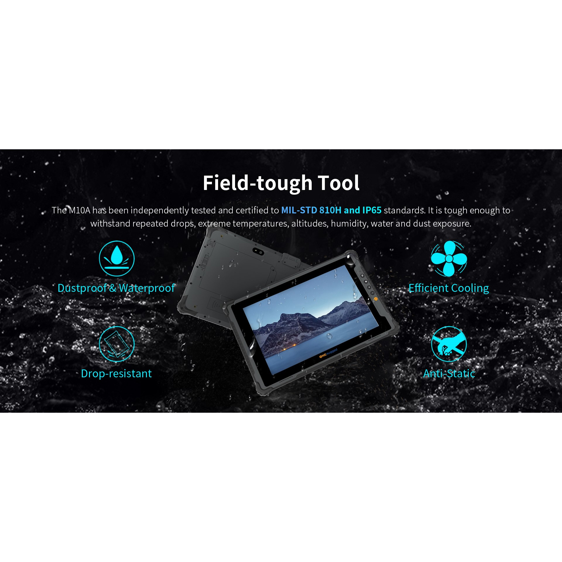 Планшет ONERUGGED M10A 16/128GB Black
