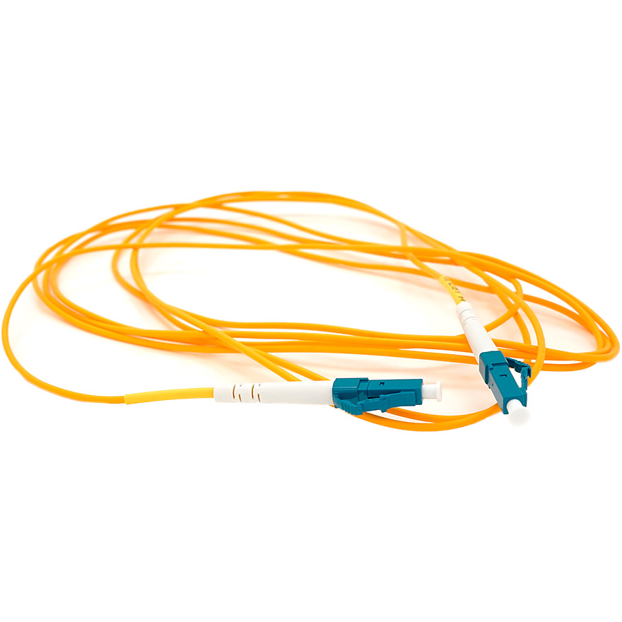 Оптический патч-корд VOLTRONIC LC/UPC-LC/UPC, SM, Simplex, 3м, Orange