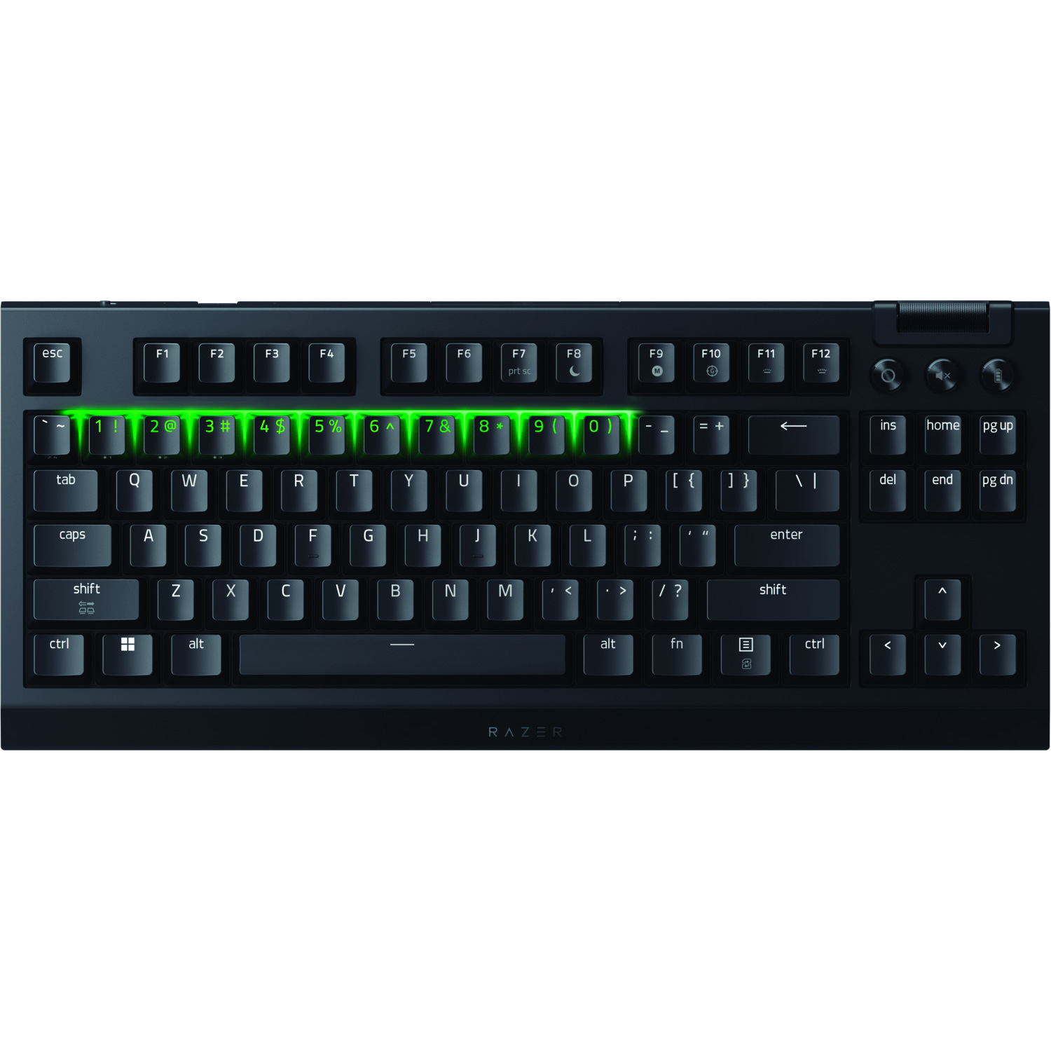 Клавіатура бездротова RAZER BlackWidow V4 TKL Black (RZ03-05480100-R3M1)