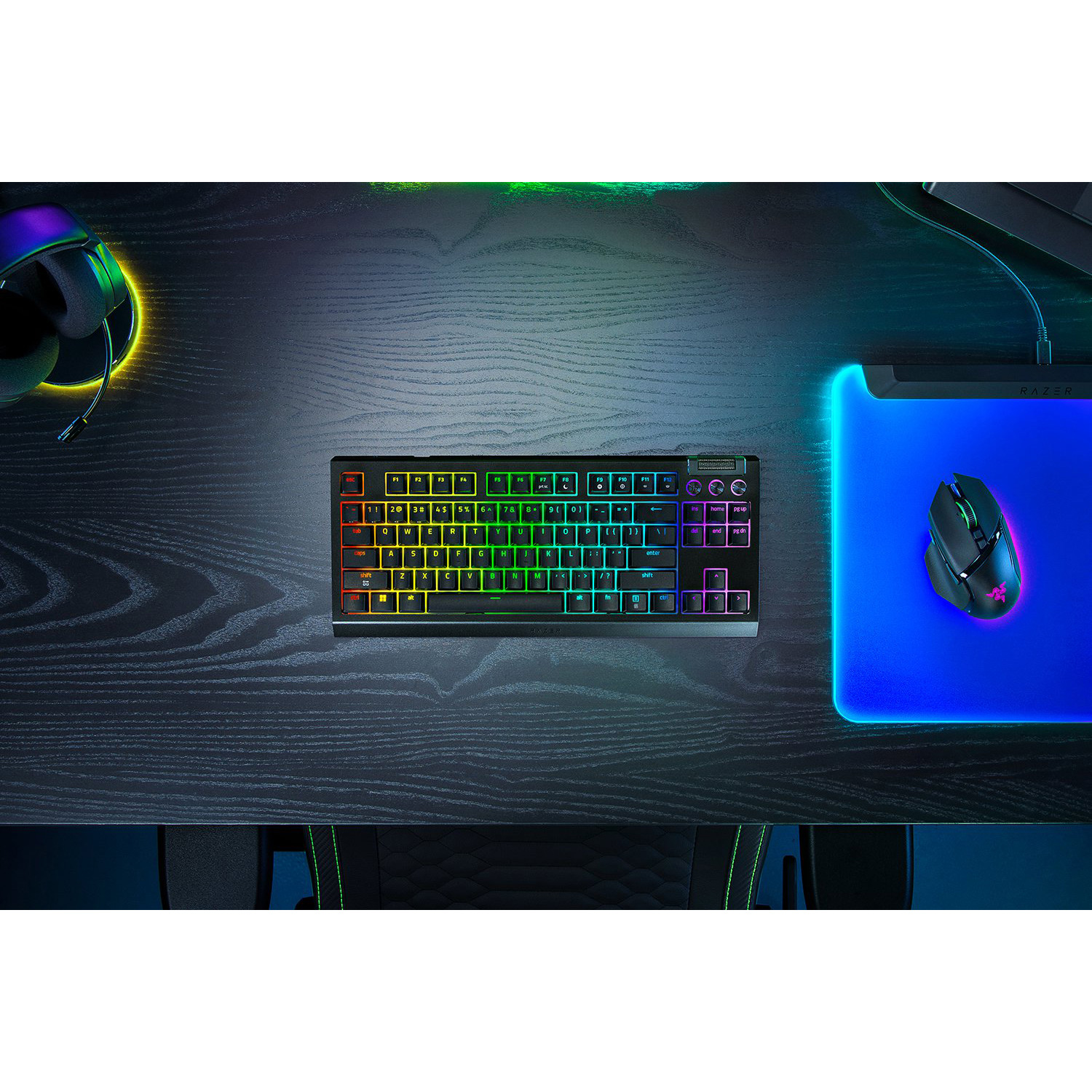 Клавіатура бездротова RAZER BlackWidow V4 TKL Black (RZ03-05480100-R3M1)