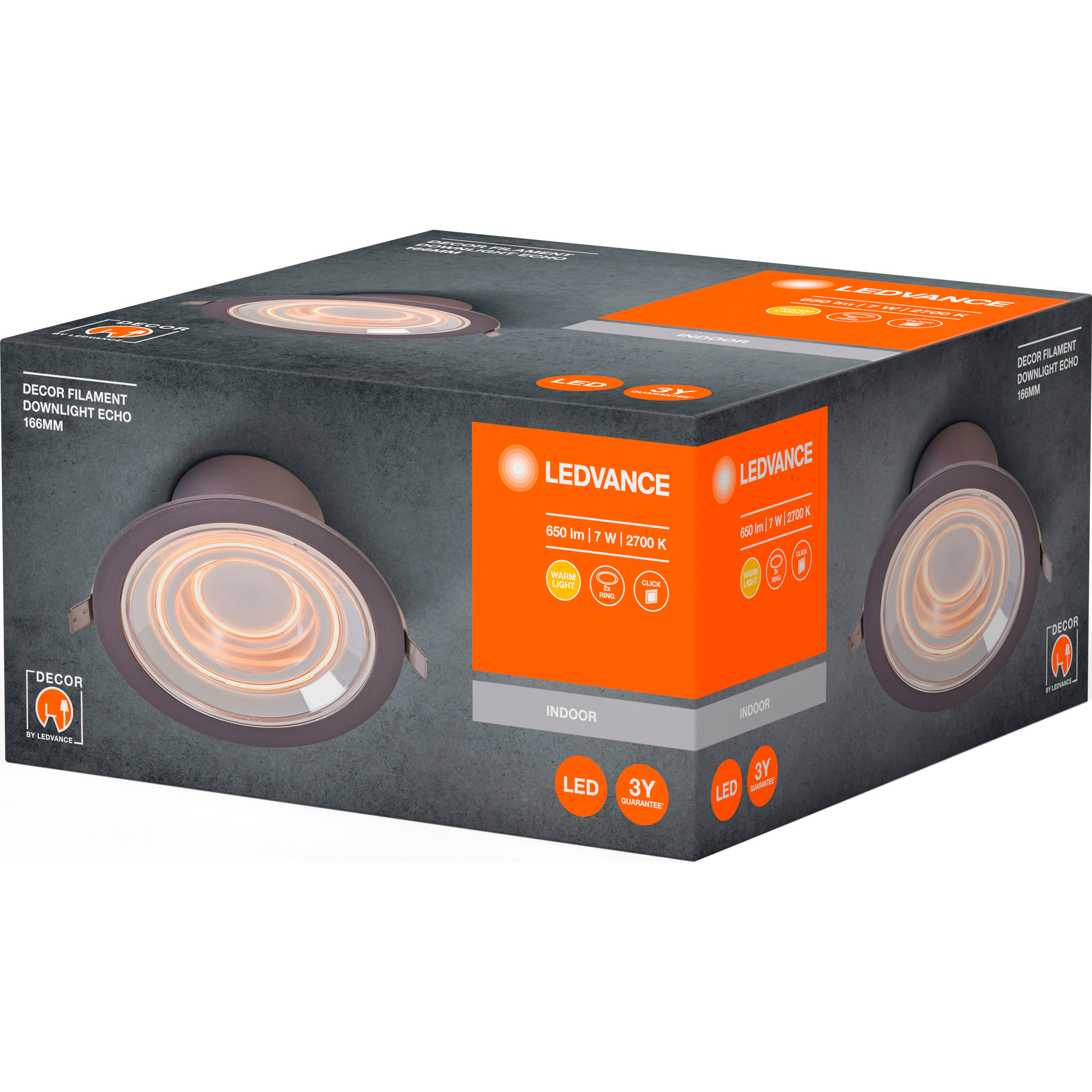 Светильник LEDVANCE Decor Filament Downlight Echo 7W 2700K (4058075833951)
