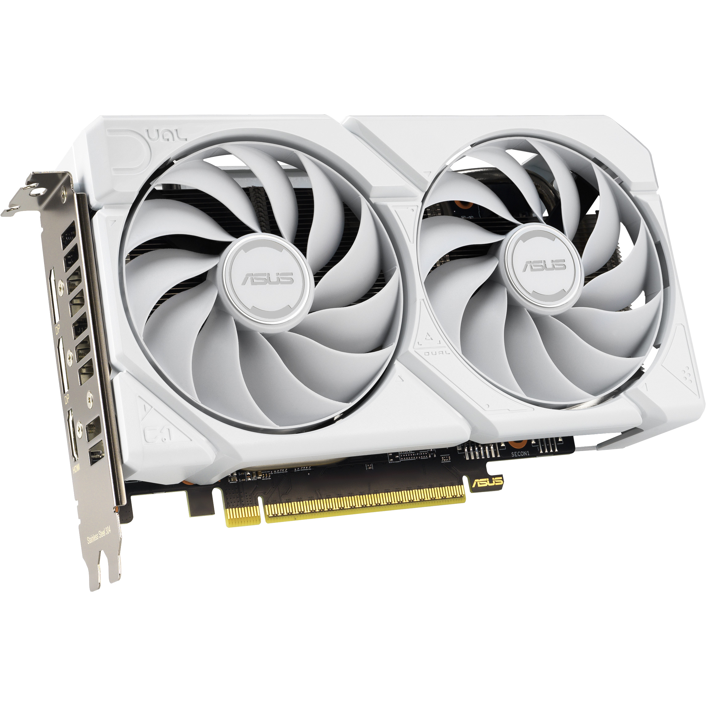 Відеокарта ASUS Dual Radeon RX 9060 XT 16GB GDDR6 White Edition (DUAL-RX9060XT-16G-WHITE)