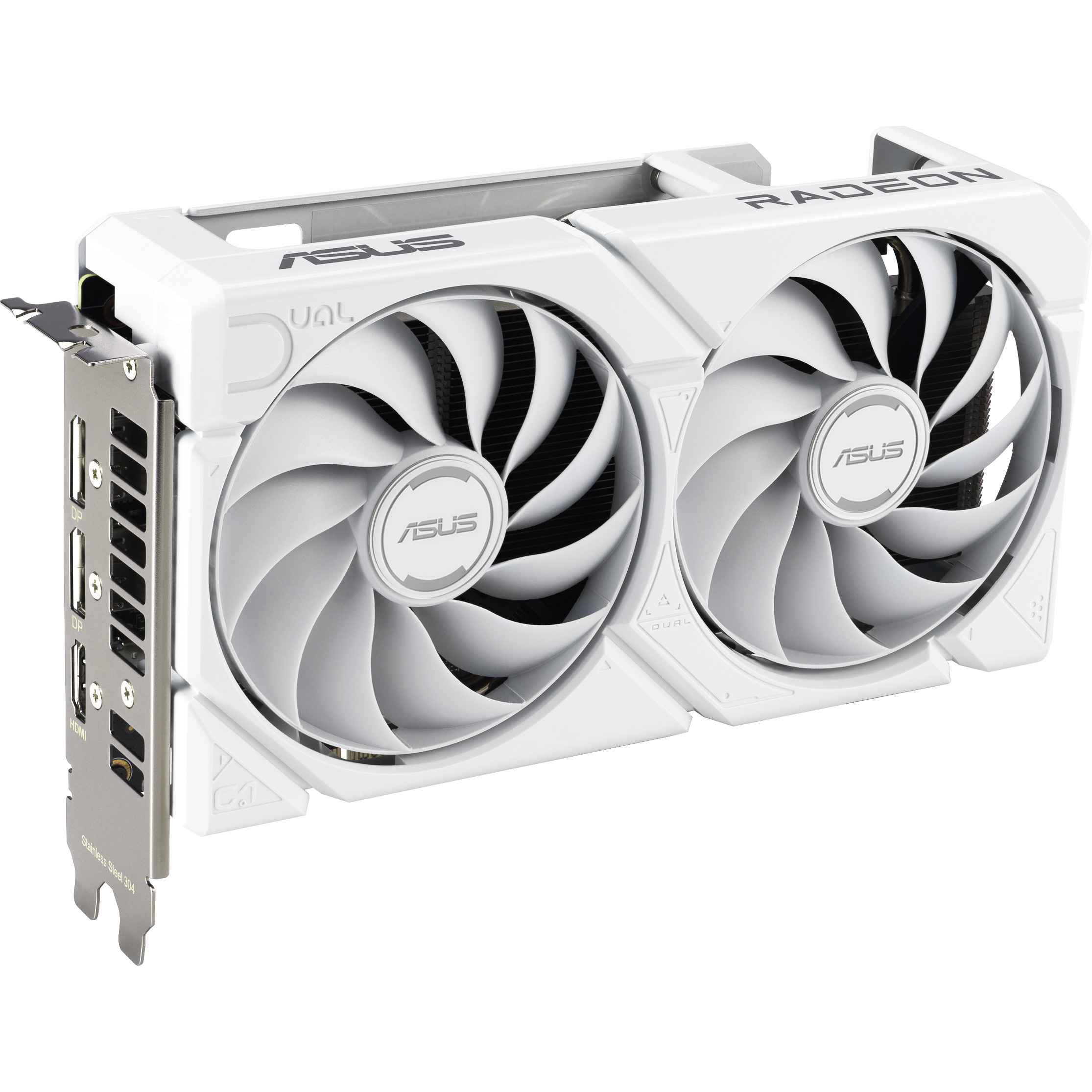 Відеокарта ASUS Dual Radeon RX 9060 XT 16GB GDDR6 White Edition (DUAL-RX9060XT-16G-WHITE)