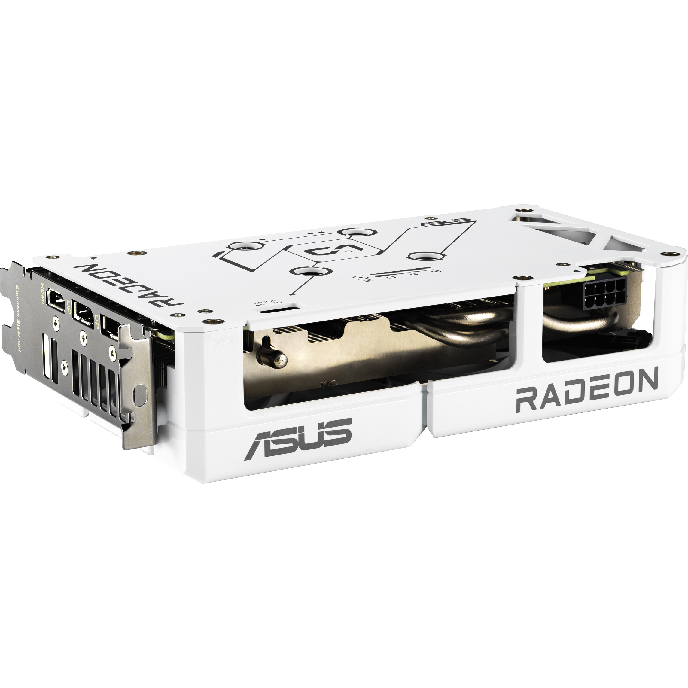 Відеокарта ASUS Dual Radeon RX 9060 XT 16GB GDDR6 White Edition (DUAL-RX9060XT-16G-WHITE)