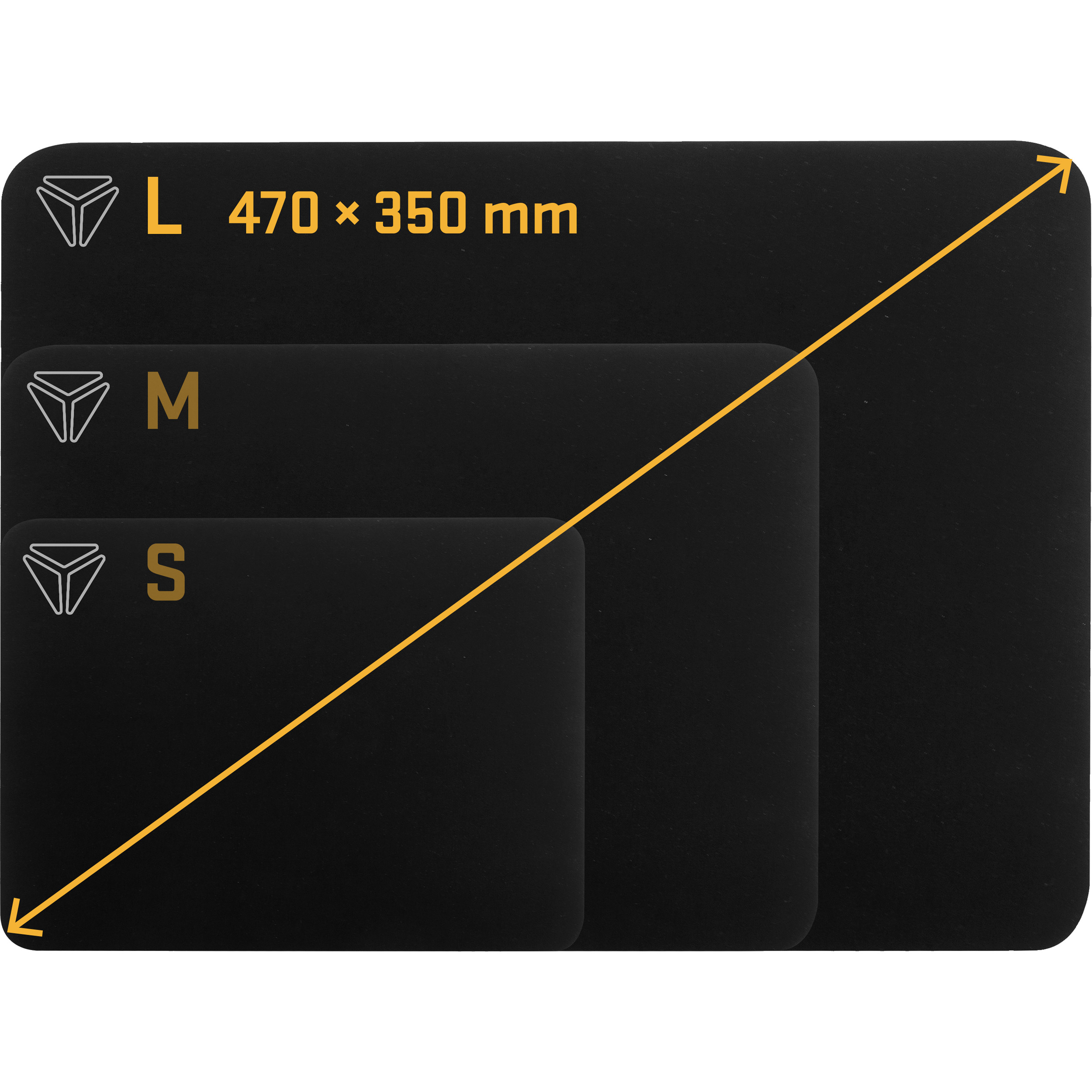 Игровая поверхность YENKEE YPM 47 L Black