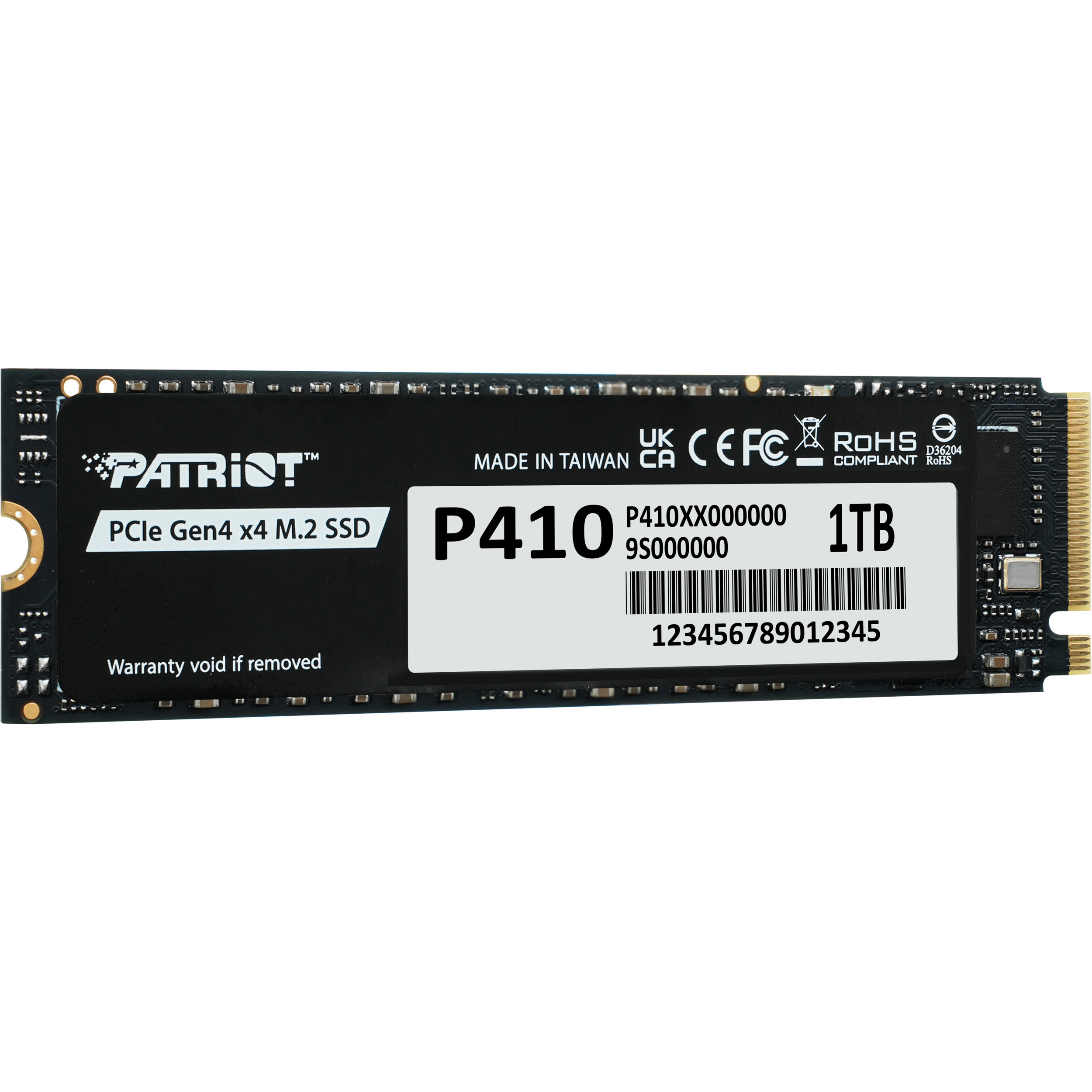 SSD диск PATRIOT P410 1TB M.2 NVMe (P410P1TBM28H)