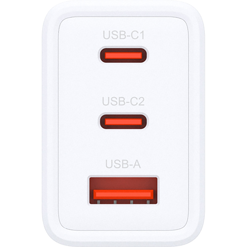Зарядний пристрій D-LINK DCP-651 2xUSB-C, 1xUSB-A, 65W GaN Charger White
