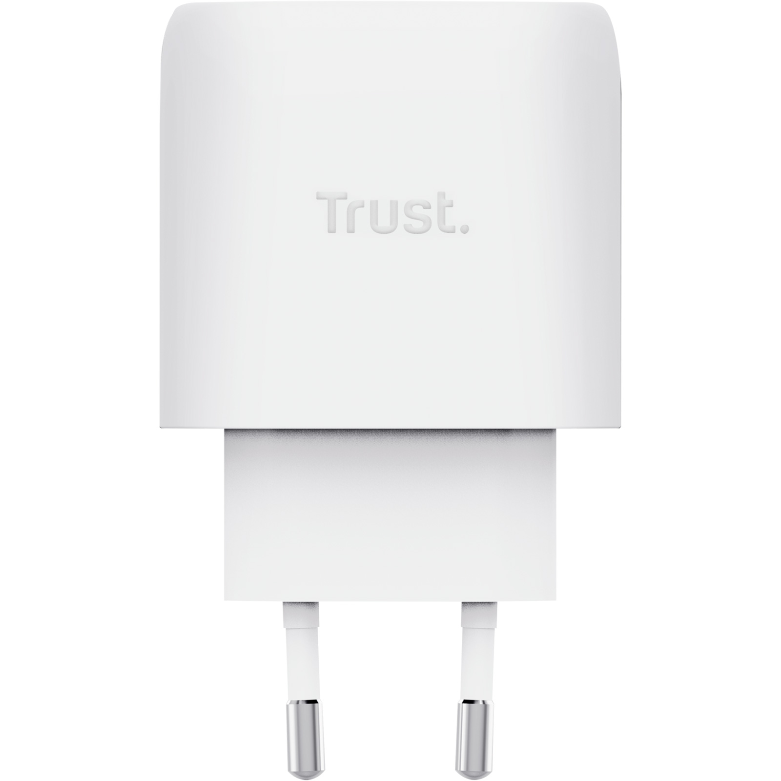Зарядний пристрій TRUST Maxo 45W 1xUSB-C GaN Charger White w/Type-C cable (25522)