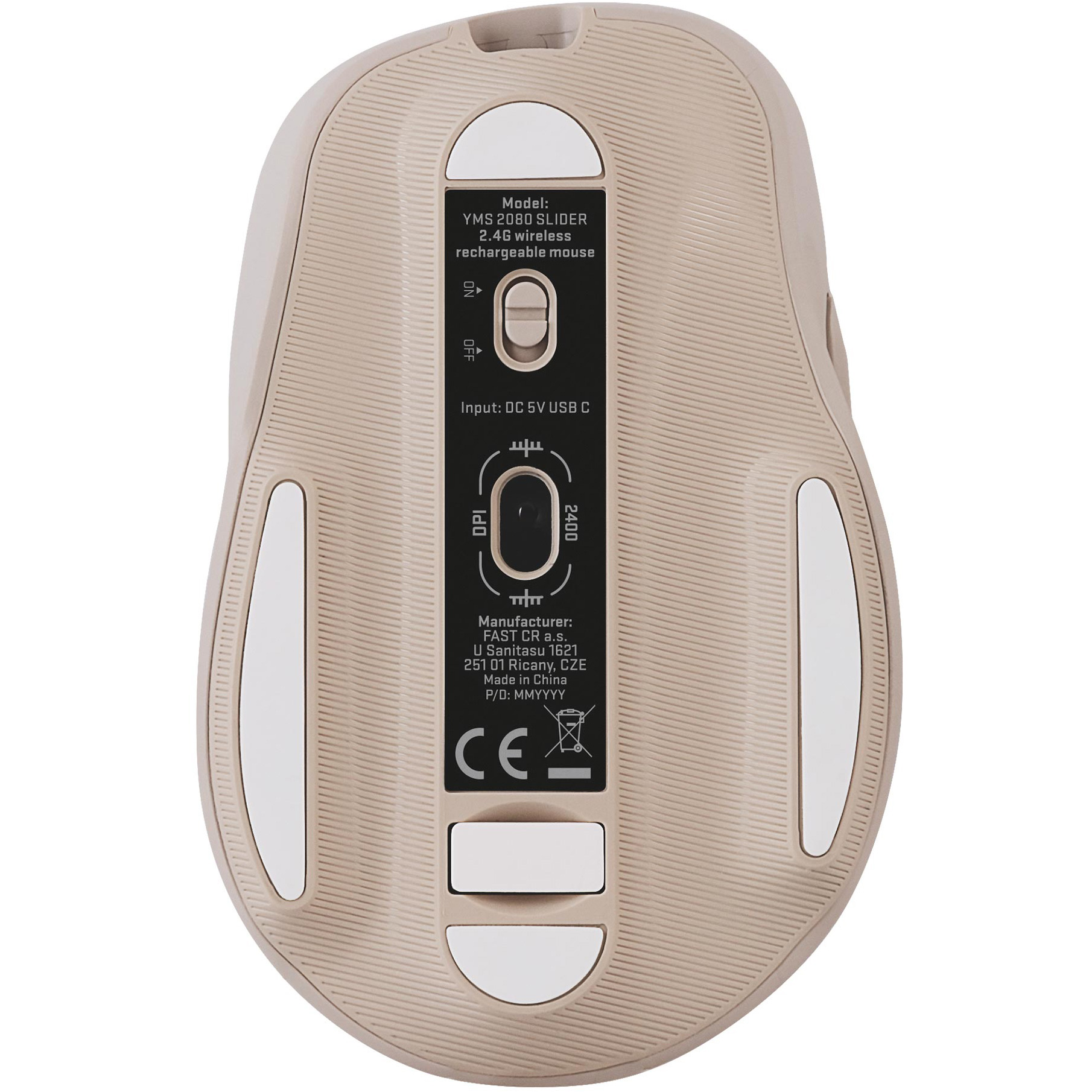 Миша YENKEE YMS 2080 Slider Beige