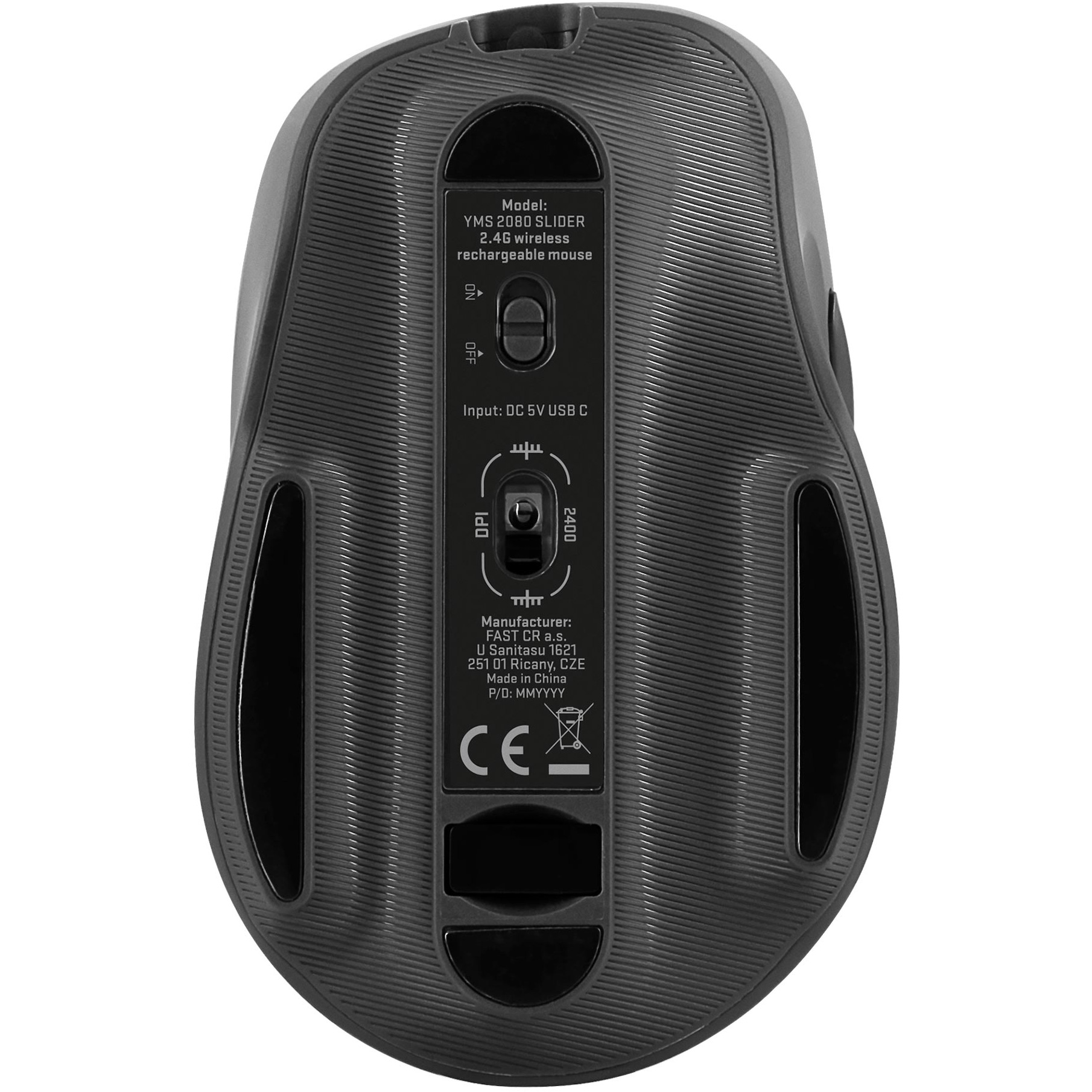 Миша YENKEE YMS 2080 Slider Black