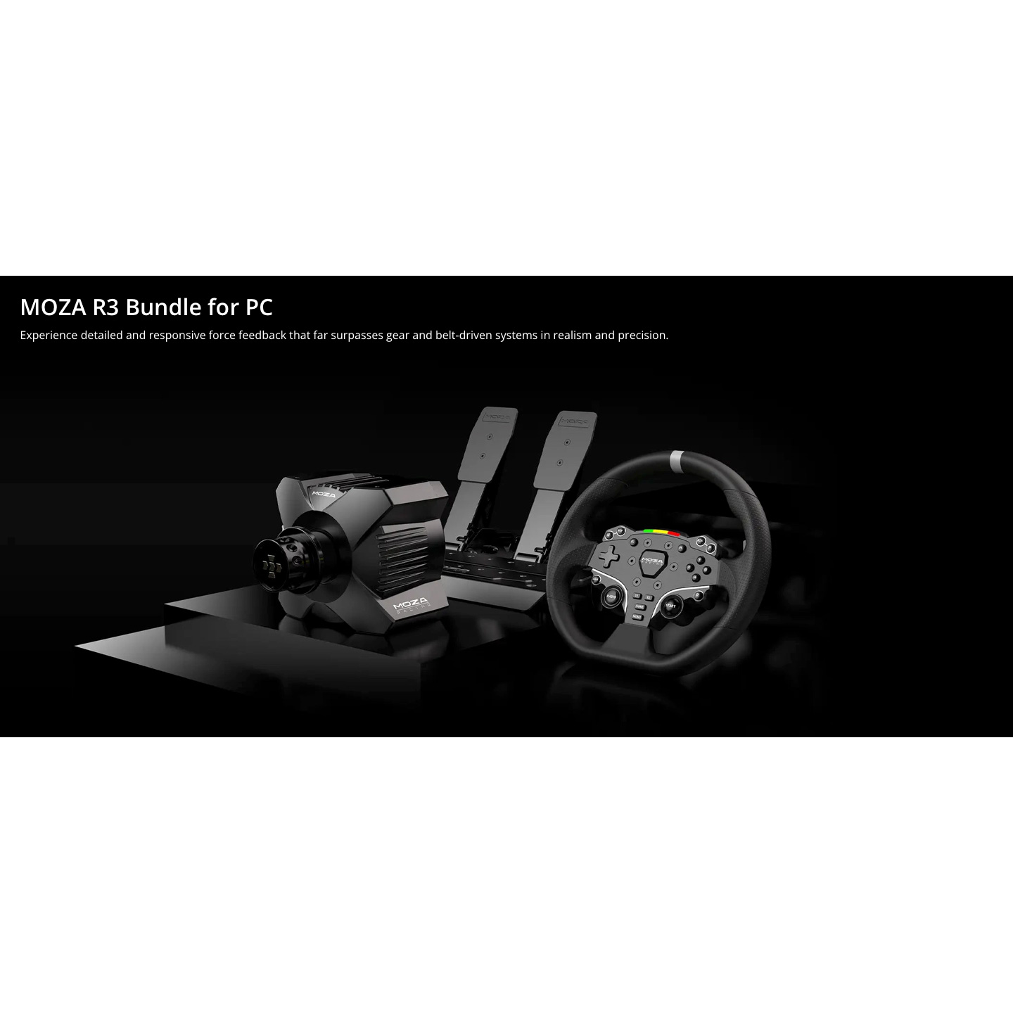 Игровой руль MOZA RACING R3 Racing Bundle for PC
