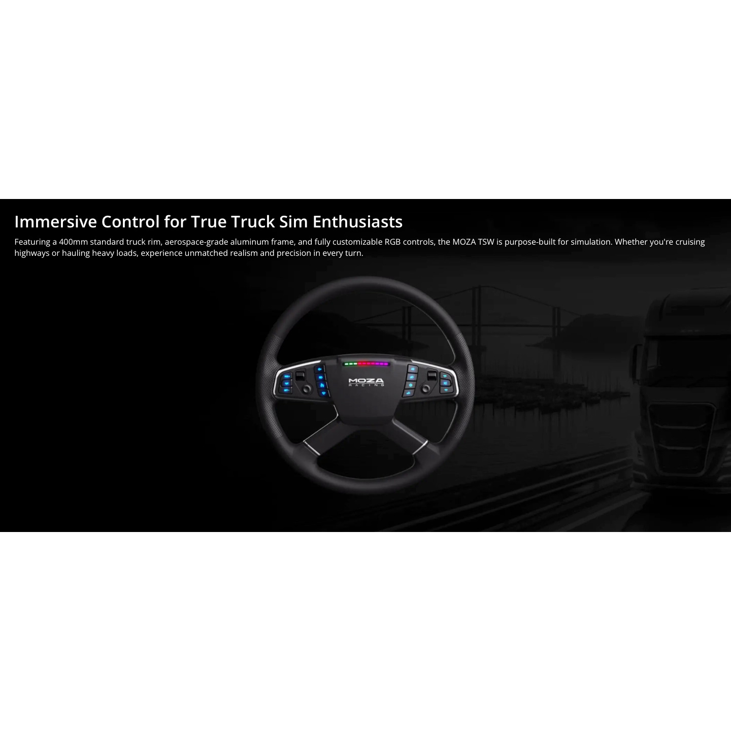 Игровой руль MOZA RACING TSW Truck Wheel