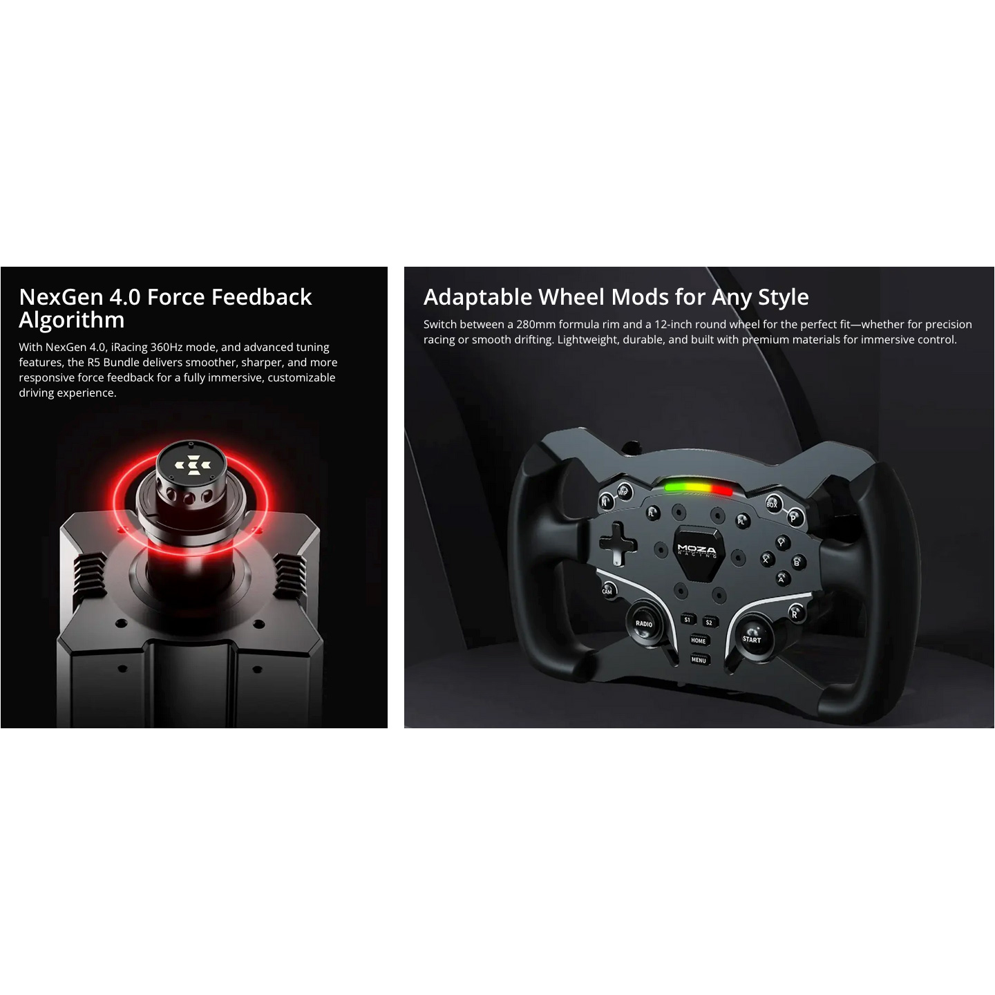 Ігрове кермо MOZA RACING R5 Racing Bundle