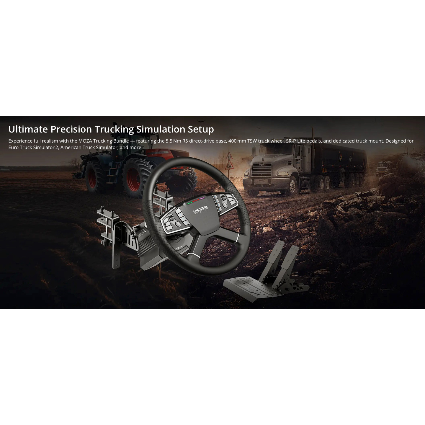 Игровой руль MOZA RACING R5 Trucking Bundle