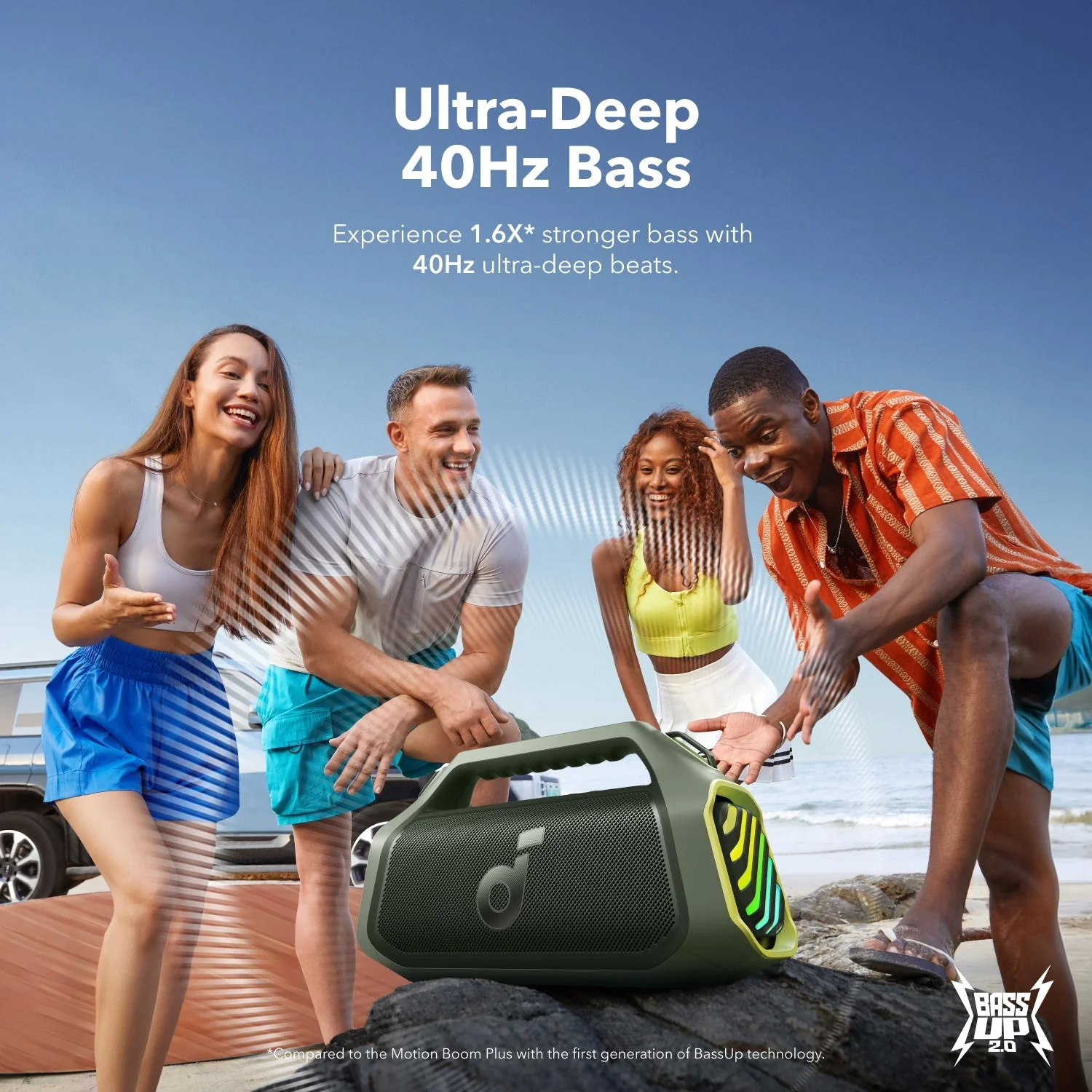 Бумбокс ANKER SoundCore Boom 2 Plus Adventure Green (A3134061)